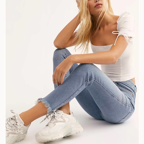 Free People Raw High Rise Jeggings - Picture 11 of 11